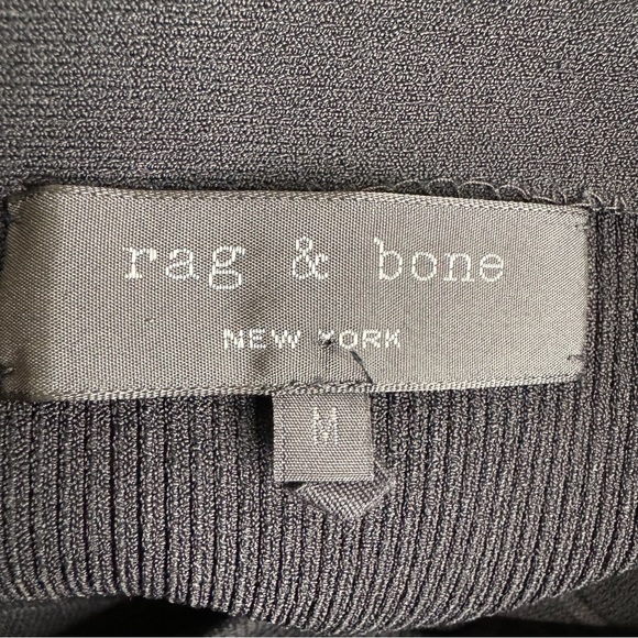 Rag & Bone Isla Knot Fit & Flare Skater Sweater Mini Skirt Size Medium - Picture 9 of 12